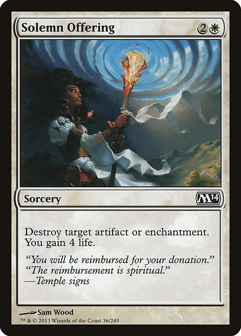 Solemn Offering · Magic 2014 36/249