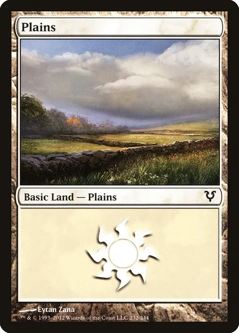 Plains · Avacyn Restored 232/244
