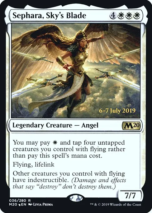 Sephara, Sky's Blade · Core Set 2020 Promos 36s/144