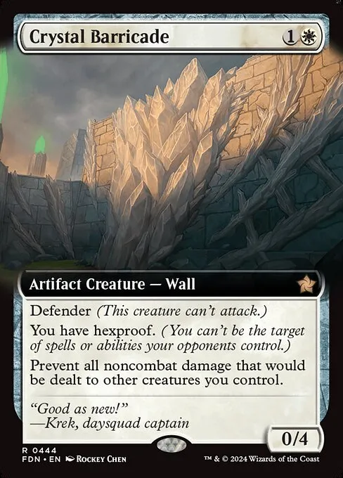 Crystal Barricade · Foundations 444/771