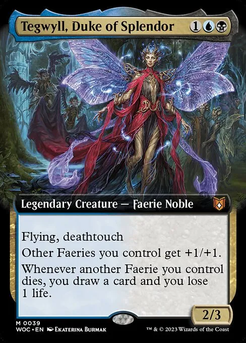 Tegwyll, Duke of Splendor · Wilds of Eldraine Commander 39/173