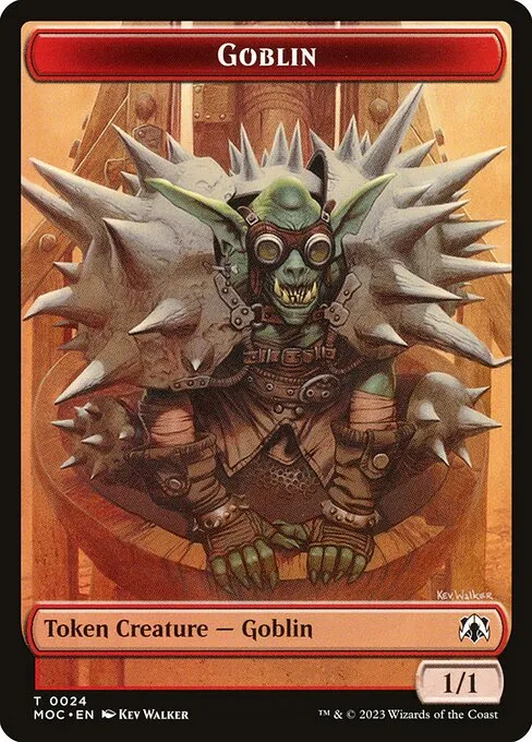Goblin · March of the Machine Commander Tokens 24/46