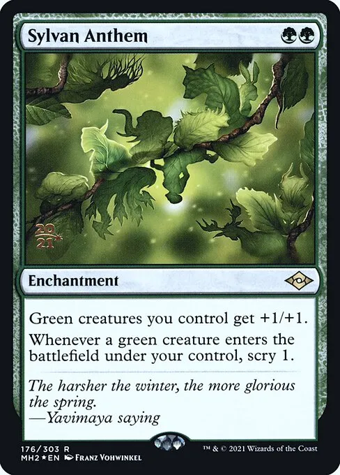 Sylvan Anthem · Modern Horizons 2 Promos 176s/86