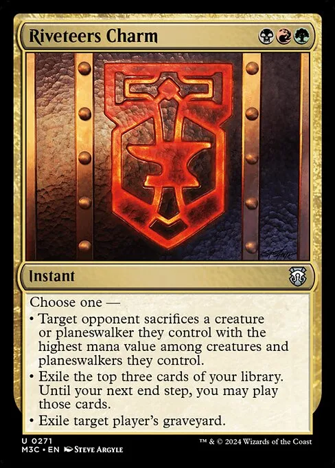 Riveteers Charm · Modern Horizons 3 Commander 271/398
