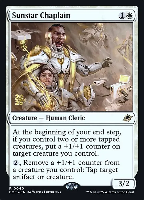 Sunstar Chaplain · Edge of Eternities Promos 40s/160