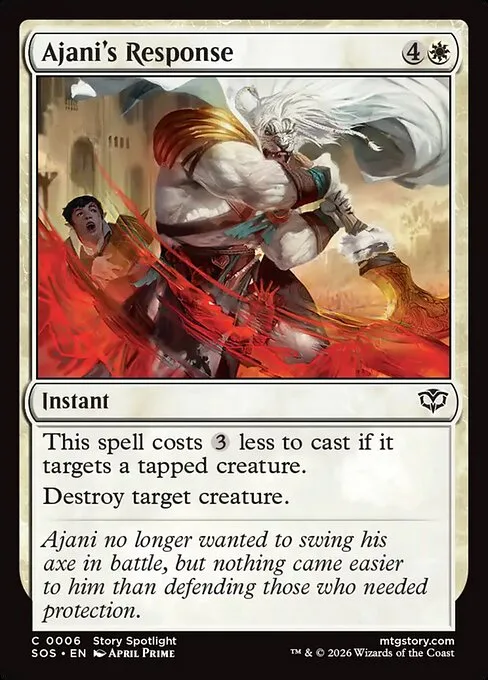 Ajani's Response · Secrets of Strixhaven 6/368