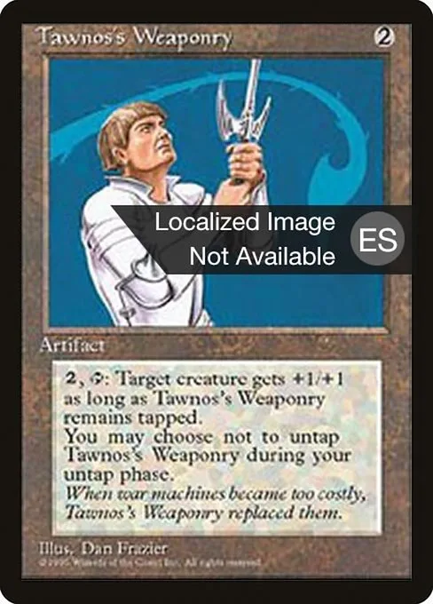 Tawnos's Weaponry · Fourth Edition Foreign Black Border 349/378