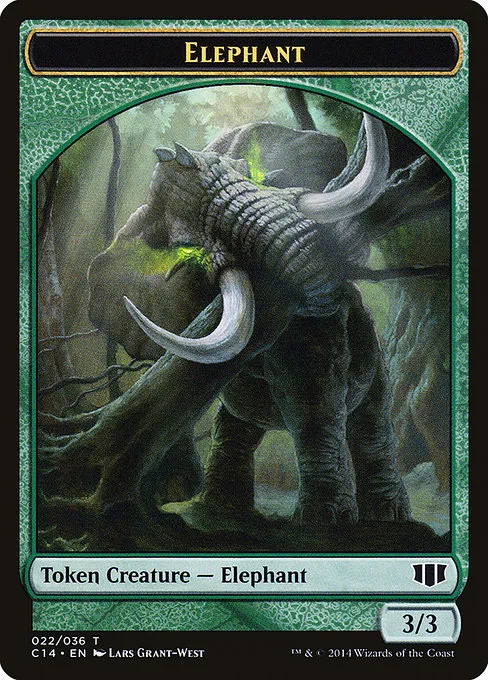 Elephant · Commander 2014 Tokens 22/36