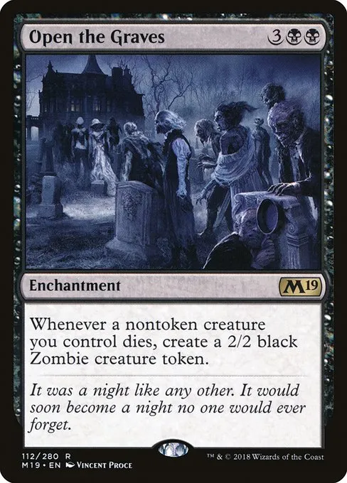 Open the Graves · Core Set 2019 112/314