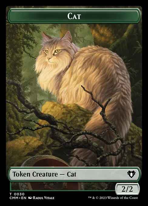 Cat · Commander Masters Tokens 30/81