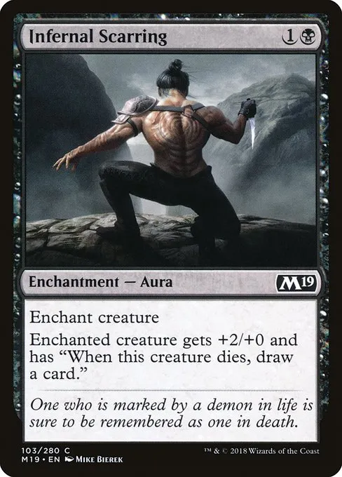 Infernal Scarring · Core Set 2019 103/314