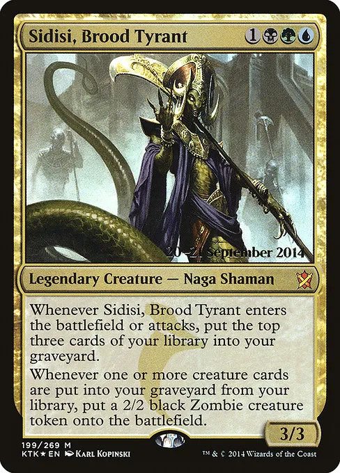Sidisi, Brood Tyrant · Khans of Tarkir Promos 199s/56