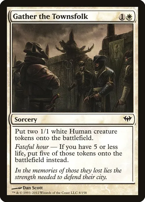 Gather the Townsfolk · Dark Ascension 8/158