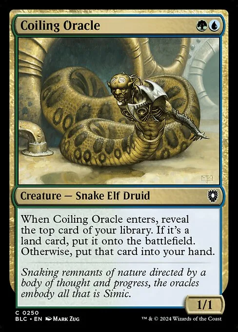 Coiling Oracle · Bloomburrow Commander 250/356