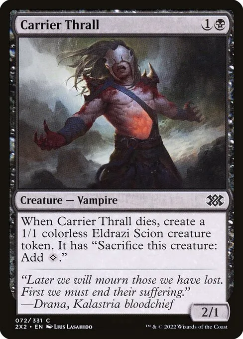Carrier Thrall · Double Masters 2022 72/579