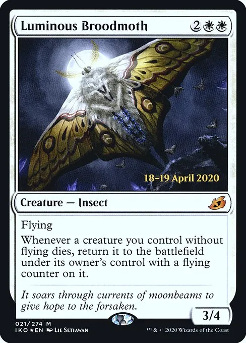 Luminous Broodmoth · Ikoria: Lair of Behemoths Promos 21s/137