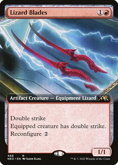 Lizard Blades · Kamigawa: Neon Dynasty 468/531