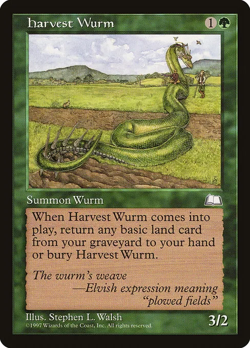 Harvest Wurm · Weatherlight 130/167