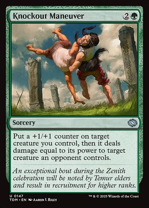 Knockout Maneuver · Tarkir: Dragonstorm 147/427