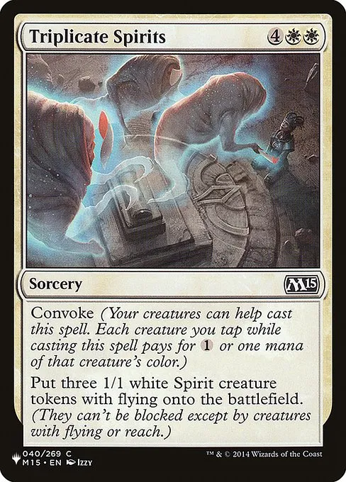 Triplicate Spirits · The List M15-40/5050