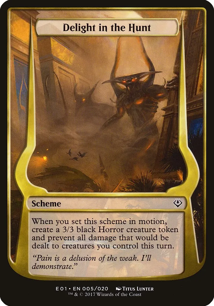 Delight in the Hunt · Archenemy: Nicol Bolas Schemes 5★/20