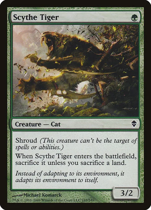 Scythe Tiger · Zendikar 183/269