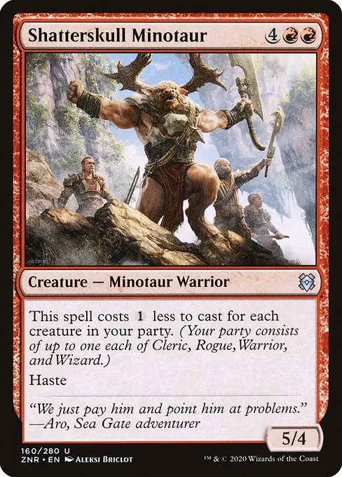 Shatterskull Minotaur · Zendikar Rising 160/407