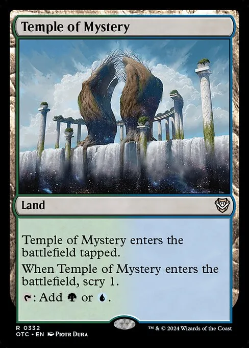 Temple of Mystery · Outlaws of Thunder Junction Commander 332/342