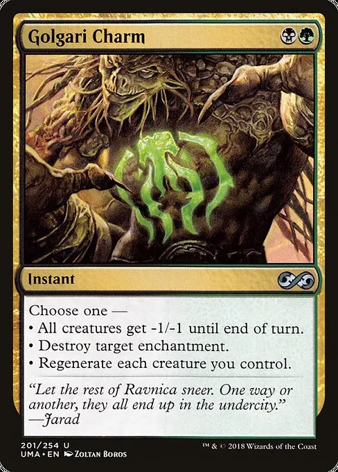 Golgari Charm · Ultimate Masters 201/254