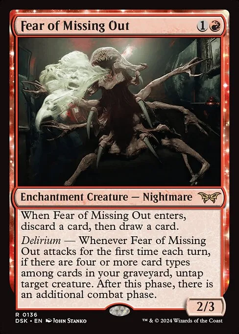 Fear of Missing Out · Duskmourn: House of Horror 136/419