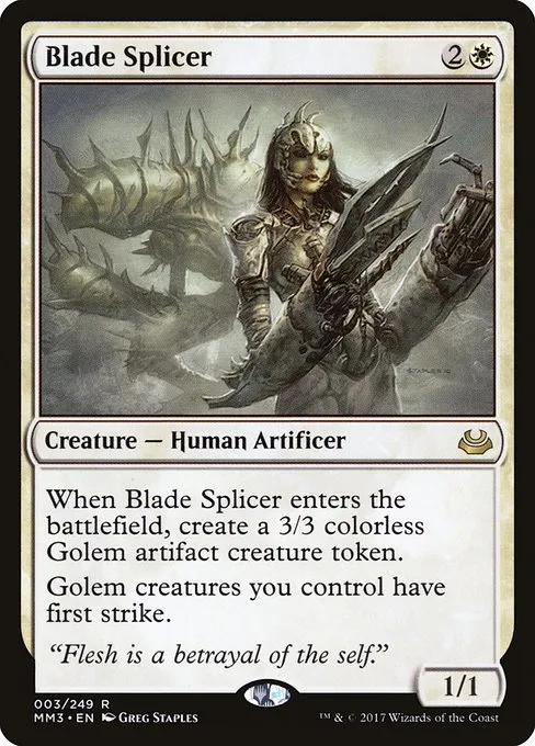 Blade Splicer · Modern Masters 2017 3/249