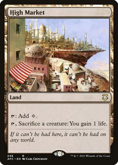 High Market · Forgotten Realms Commander 246/331