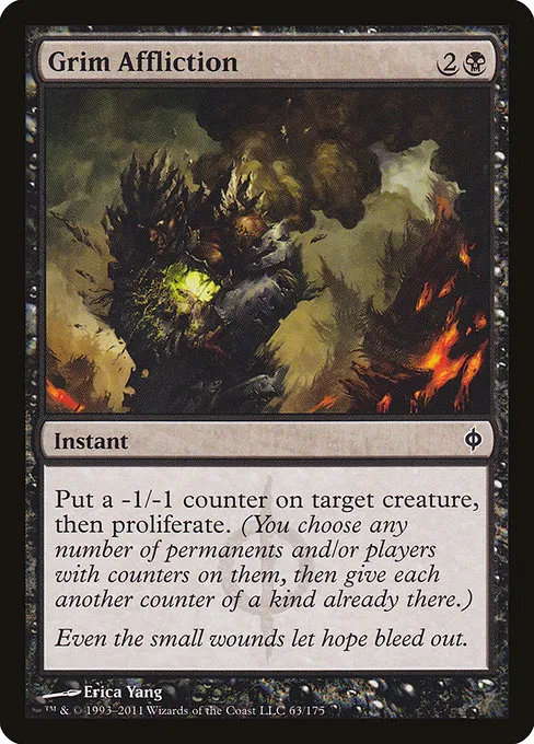 Grim Affliction · New Phyrexia 63/175