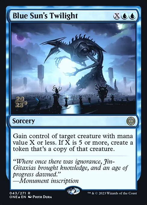 Blue Sun's Twilight · Phyrexia: All Will Be One Promos 43s/160