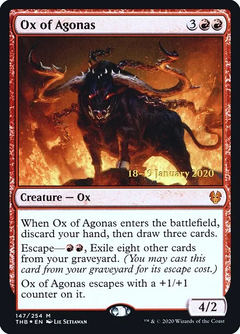 Ox of Agonas · Theros Beyond Death Promos 147s/137