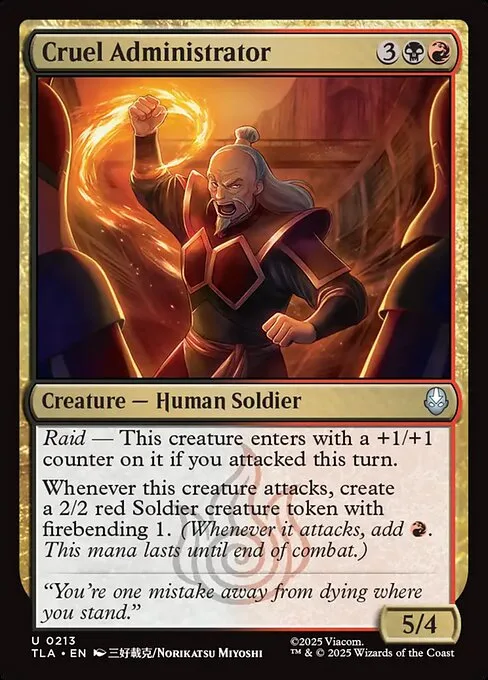 Cruel Administrator · Avatar: The Last Airbender 213/394