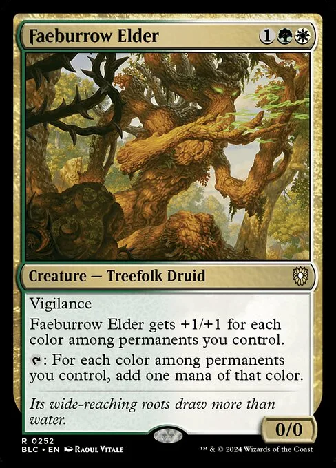 Faeburrow Elder · Bloomburrow Commander 252/356
