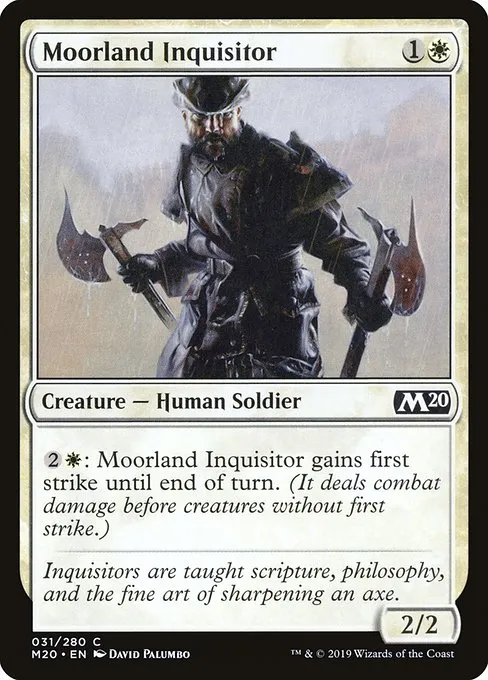 Moorland Inquisitor · Core Set 2020 31/346