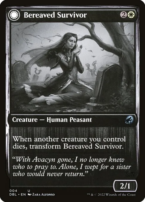 Bereaved Survivor // Dauntless Avenger · Innistrad: Double Feature 4/535
