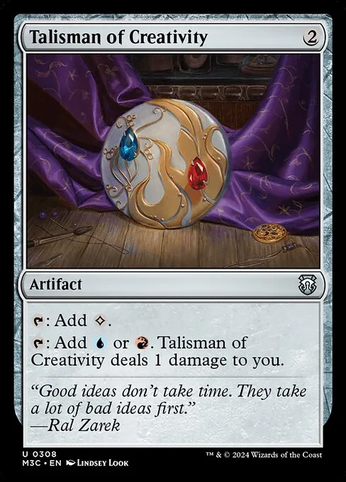 Talisman of Creativity · Modern Horizons 3 Commander 308/398