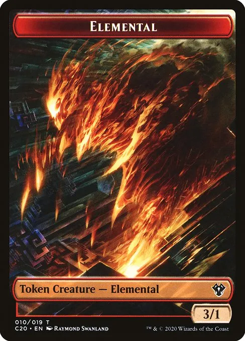 Elemental · Commander 2020 Tokens 10/20