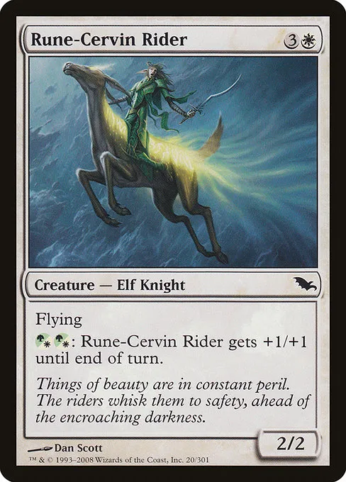 Rune-Cervin Rider · Shadowmoor 20/302