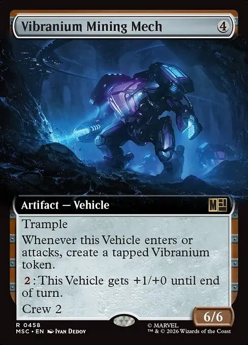 Vibranium Mining Mech · Marvel Super Heroes Commander 458/9