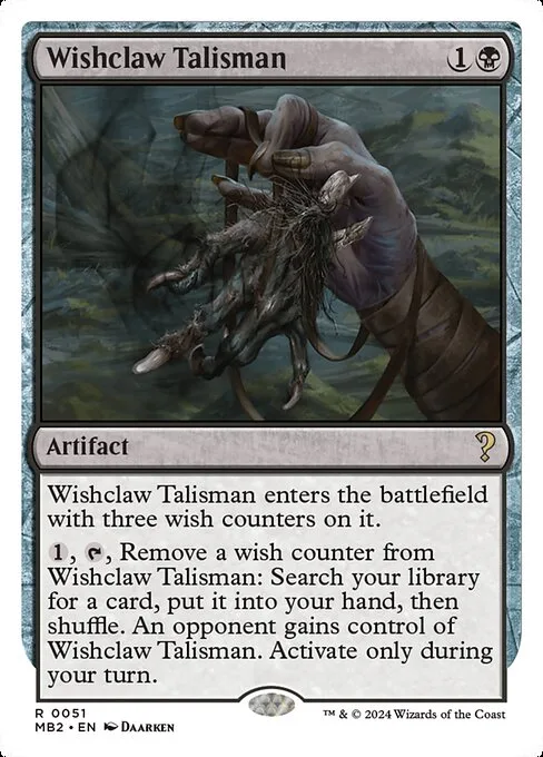 Wishclaw Talisman · Mystery Booster 2 51/385