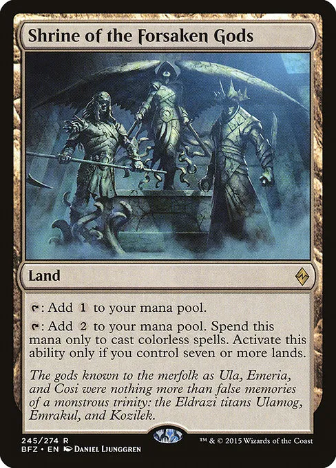 Shrine of the Forsaken Gods · Battle for Zendikar 245/299