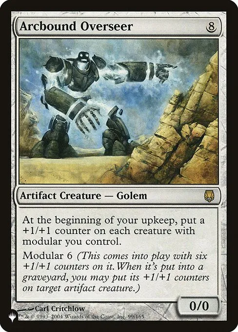 Arcbound Overseer · The List DST-99/5050