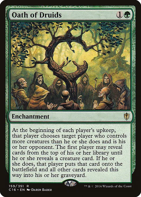 Oath of Druids · Commander 2016 159/351