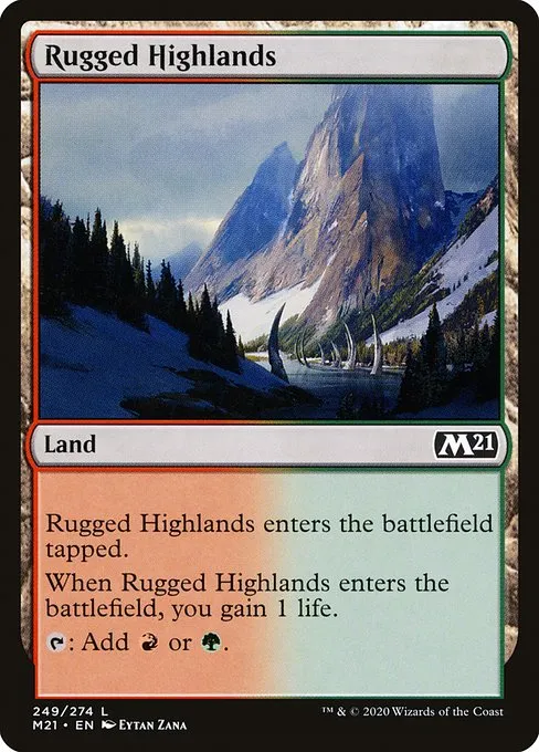 Rugged Highlands · Core Set 2021 249/397