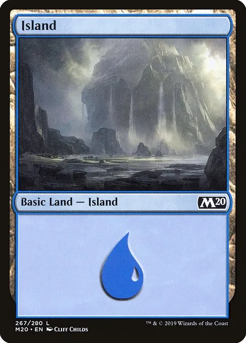 Island · Core Set 2020 267/346