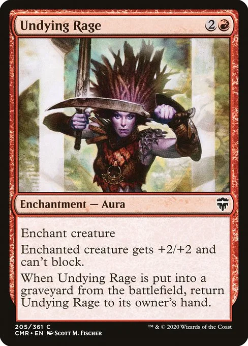 Undying Rage · Commander Legends 205/718